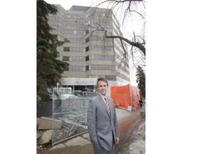 Michael Hungerford, a Vancouver-based developer, is renovating the former Capital Place office building located at 9707 110 Street.