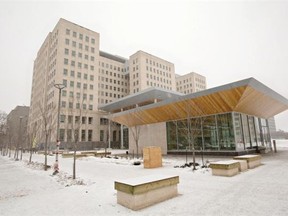 The newly restored Federal Building in Edmonton Alta, on Friday January 30, 2015.