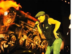 Singer Brian Johnson and guitarist Angus Young from ACDC rocked about 60,000 fans at Commonwealth Stadium on the Black Ice world tour in August 2009.