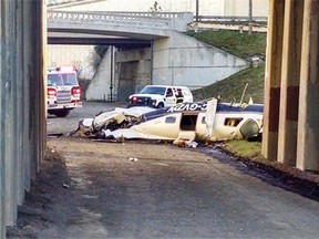 A Stony Plain man crashed a airplane in Spokane, Wash. on February 22, 2015.