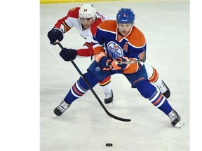 Taylor Hall could be gone as long as six weeks after doctors discovered a cracked bone in his left leg.