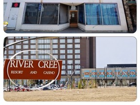 Top photo: John Lucas/Edmonton Journal. Bottom: Larry Wong/Edmonton Journal.