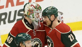 Devan Dubnyk and Kyle Brodziak were both drafted by the Edmonton Oilers during Kevin Prendergast's time as head scout. Nowadays they are winning games together with Minnesota Wild.