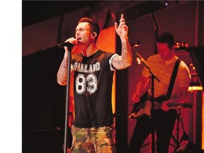 Adam Levine of Maroon 5 performs at the New York date for the band's V tour on March 5.