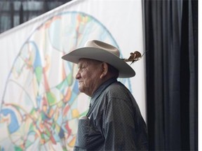 Announcement of the first piece of public artwork selected for Rogers Place will be a massive tile mosaic piece by Alberta artist Alex Janvier.