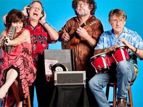 The Austin Lounge Lizards share a double-bill with Austin’s Kelly Willis and Bruce Robison (not shown), at the Full Moon Folk Club Friday, March 27.