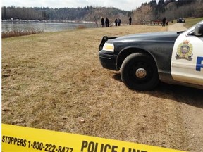 A body was found near the river in Government House Park shortly after 1 p.m. Tuesday.