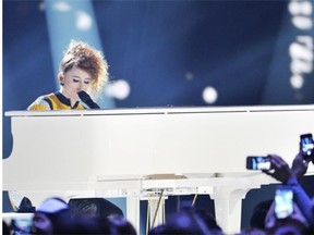 Breakout dance-pop artist Kiesza was one of the highlights of this year’s Juno Awards, held at FirstOntario Centre in Hamilton, Ont., on March 15, 2015.