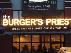 The Burger’s Priest serves a good hamburger with a healthy side dish of Biblical wisdom.