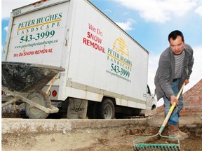 Chengchi Lin came to Canada from China in 2009 on the temporary foreign workers program working for Calgary businessman Peter Hughes’ landscaping company. Along the way, Lin has learned English and is working towards becoming a permanent resident.