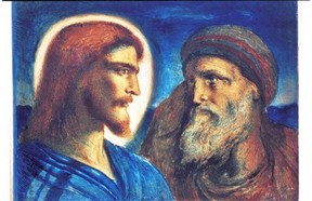 Christ and Peter (circa 1896).  Simeon Solomon (1840-1905). Progressive Christians try to be as Christ-like as they can in their relationships, treating others with compassion, justice and mercy.