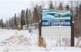 A cold February morning in Fort Chipewyan. The community is 700 kilometres north of Edmonton.