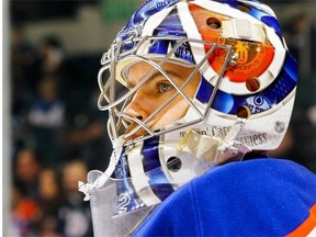 Edmonton Oilers goalie Richard Bachman will get the start against the Carolina Hurricanes on Sunday.