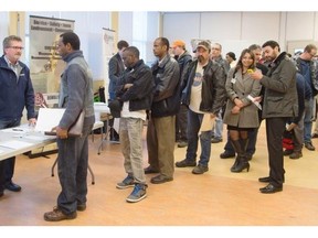 Employers in attendance at Bissell Centre’s Inner City Employment Fair were B&B Demolition, PCL Construction, Pagnotta Industries and Arpi’s North Inc.