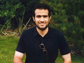 Former Guantanamo Bay prisoner Omar Khadr, who could learn Tuesday whether he will be granted bail, is shown in this undated handout image from Bowden Institution, in Innisfail.