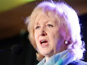 Former prime minister Kim Campbell, speaking Wednesday in Edmonton, said she is concerned about cultural practices gaining a foothold in Canada that suggest women bear responsibility for the sexual behaviour of men.