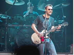 Guitars were turned up loud as Eric Church brought his travelling country show to Rexall Place in Edmonton on Sunday, April 12, 2015.