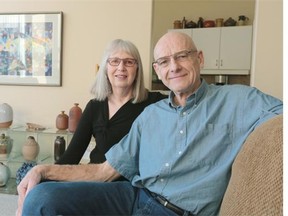 Harry and Margaret Witschl at their home in northwest Edmonton