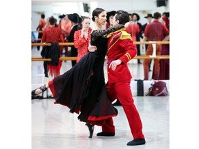 An inside look at the rehearsal of the Alberta Ballet’s new production of Carmen. Hayna Gutierrez and Jaciel Gomez.