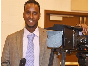 Jaamac is hosting a new television show called Somalis in Alberta which airs Sundays at 10:30 a.m. on Omni TV.
