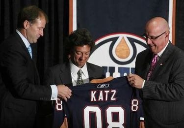 Kevin Lowe, Daryl Katz, Patrick LaForge