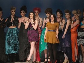Models take part in Western Canada Fashion Week, fantasy night, which includes Fantasy Makeup, Fantasy Hair, Costume Competitions and the Spring Fantasy Character Showcase on March 30, 2015 in Edmonton.