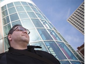 The sidewalk beside the Edmonton Journal building was Kane Blacque’s turf when he worked as a teen prostitute in the 1990s. These days, he’s a gay rights activist and works in advertising. Last August, Blacque filed a Freedom of Information request with Alberta Human Services to see his entire child welfare record.