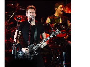 Nickelback frontman Chad Kroeger performs at Rexall Place in Edmonton, March 13, 2015.
