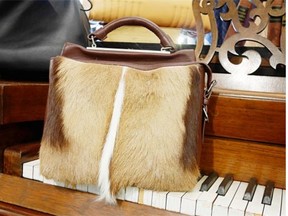 3.1 Phillip Lim Small Ryder satchel with springbok fur accent panel available at Coup Boutique
