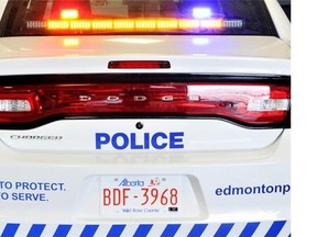 Police were investigating after a single-vehicle collision Sunday on Anthony Henday Drive.