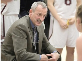 Rob Poole, MacEwan University Griffins women’s basketball coach, in November 2014.