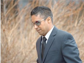 RCMP Const. Sheldon Shah testified in the Sawyer Robison trial Friday in Wetaskiwin. Shaughn Butts/Edmonton Journal