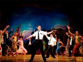A scene from the 2013 touring production of The Book of Mormon