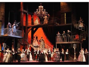 Scene from Edmonton Opera's Lucia di Lammermoor
