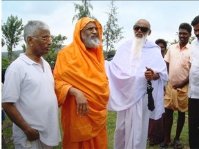 South India’s Vedic monastery Arsha Vidya Gurukulam -- the subject of the Edmonton-made documentary Gurukulam -- is led by its charming 84-year-old founding Swami Dayananda Saraswati, seen here in orange.