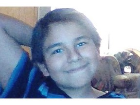 Lee Thunder, 12, died after being hit by a car in Athabasca on March 17, 2015. He’s seen here in an undated family photo, provided this week to CTV. An Athabasca woman has been charged with dangerous driving causing death and failing to remain at the scene of an accident.