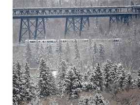 Ready for a bit more winter? Edmonton is expected to receive close to 10 cm of snow by Wednesday evening. This photo was taken during Edmonton's March 20 spring snowstorm.