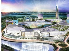 Triple Five, owner of West Edmonton Mall, is proposing to build the biggest mall in the United States, with an indoor ski slope, amusement park and submarine rides.