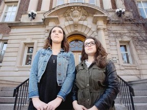 University of Alberta students Amy Boyd and Noa Yevtushenko are part of Eugenics Ed, a group lobbying the province to add eugenics to the high social studies curriculum.