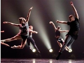 Christina Bodie and James Gregg star in Night Box, Les Ballets Jazz de Montréal.