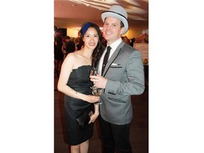 Diana Ly-Jensen, left, and Brent Jensen at the Mad Hatter’s Gala on April 25.