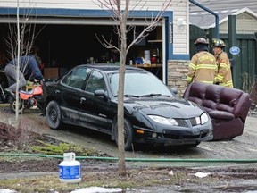 The Edmonton Fire Department is investigating a residential house fire that damaged homes at 1529, 1531 and 1535 Rutherford Road SW in Edmonton. The fire started at approximately 1:30am on April 25, 2015.