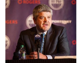 Edmonton  Oilers new head coach Todd McLellan on May 19, 2015.