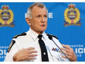 Edmonton Police Service Chief Rod Knecht