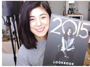 Former Edmontonian and YouTube star Daniela Andrade shows off her cover of a YouTube Lookbook from her new Toronto apartment.