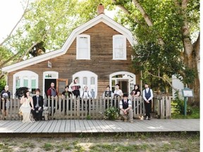 Fort Edmonton Park provided the perfect backdrop for Misty and Mike’s steampunk wedding.