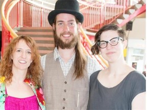 From left, Gerry Morita, Colin Matty and Julie Ferguson at Mile Zero Dance’s Red Carpet Affair on April 23.