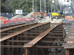 Groat Road will be closed for two weekends as bent bridge girders are removed for analysis.