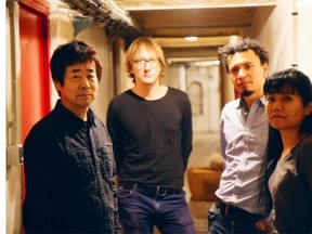 Jazz quartet Kaze (or Wind), from left, Natsuki Tamura, Peter Orins, Christian Pruvost and Satoko Fujii.