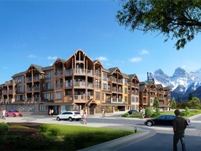 The $38-million Origin at Spring Creek in Canmore is slated to finsih construction in June, offering 110 condominium units.